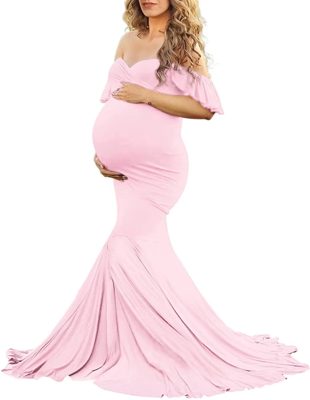 pink baby shower dress